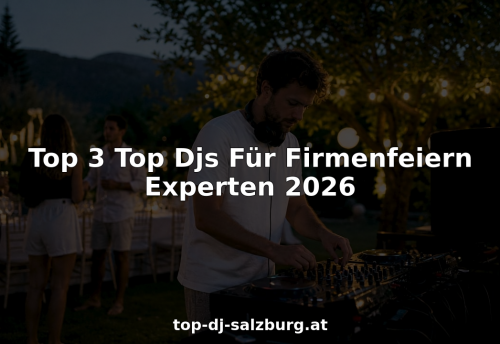 Ein DJ bereitet die Technik für die Firmenfeier vor und baut seine Soundanlage auf.