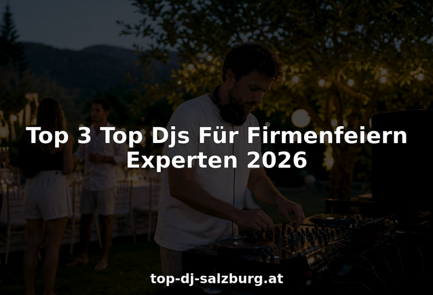 Ein DJ bereitet die Technik für die Firmenfeier vor und baut seine Soundanlage auf.